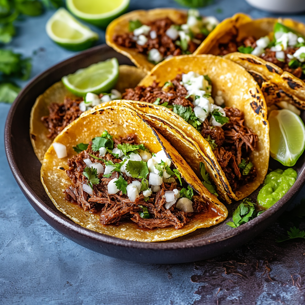Beef Birria Tacos for Taco Night