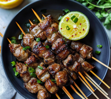 Vietnamese Lemongrass Pork Skewers