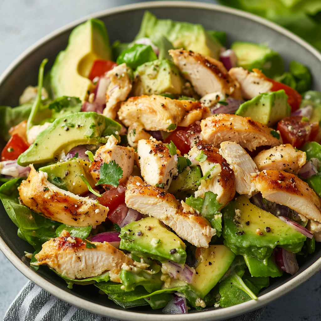 Healthy Avocado Chicken Salad